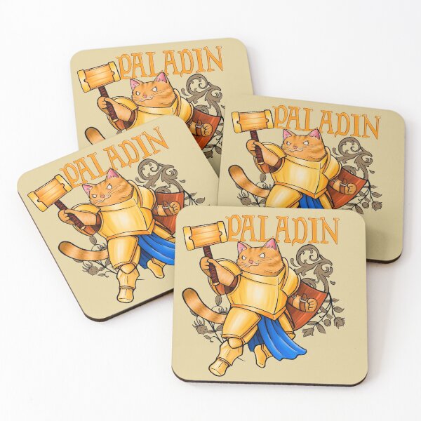 Item preview, Paladin Cat designed and sold by cochambrator.