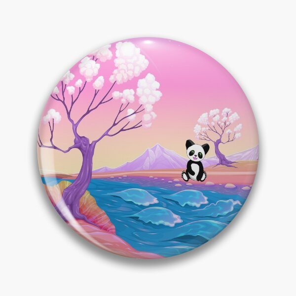 Item preview, Dreamland - featuring Happy Panda. By Cute Kawaii Art. designed and sold by CuteKawaiiArt.