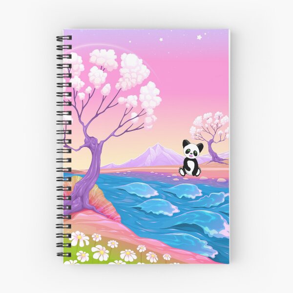 Item preview, Dreamland - featuring Happy Panda. By Cute Kawaii Art. designed and sold by CuteKawaiiArt.