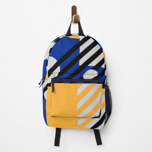 Item preview, Blue Yellow Grey Black Circle and Linear Pattern designed and sold by Ricardo Landeros.