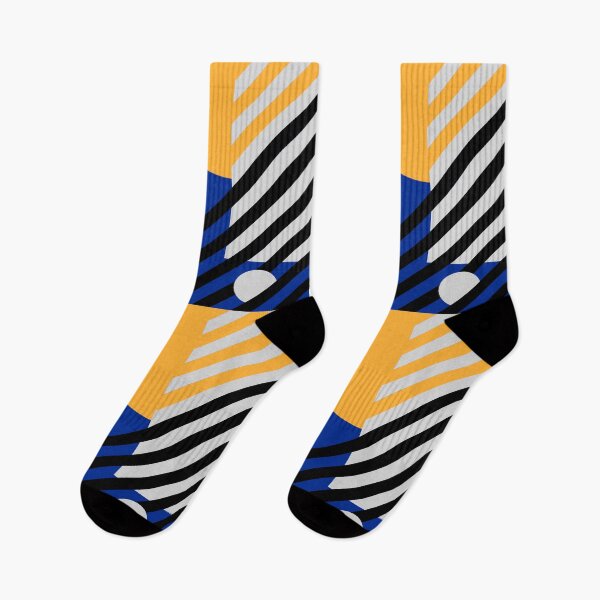 Item preview, Blue Yellow Grey Black Circle and Linear Pattern designed and sold by Ricardo Landeros.