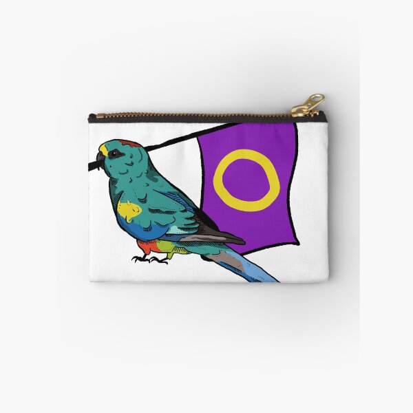Item preview, Pride parrots - intersex mulga parrot designed and sold by RossMakesArt.