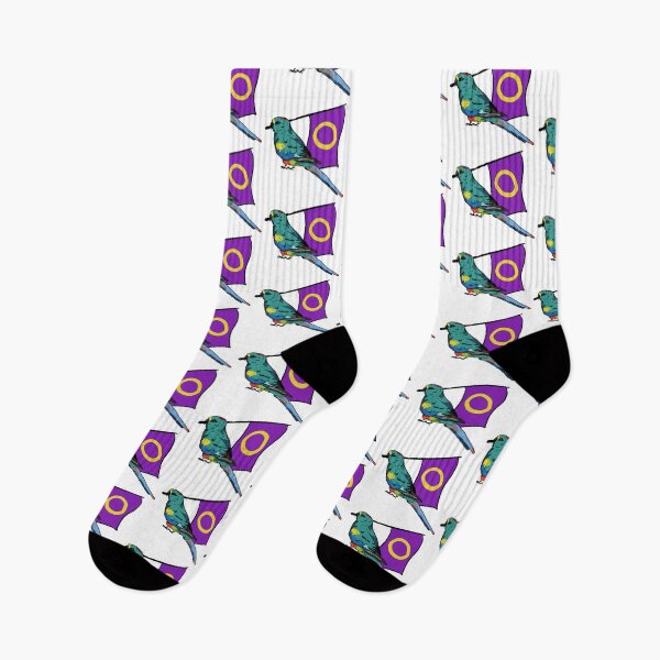 Item preview, Pride parrots - intersex mulga parrot designed and sold by RossMakesArt.