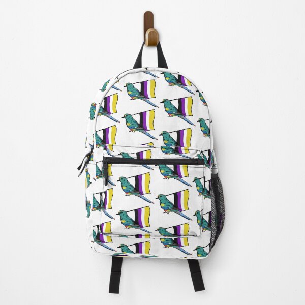 Item preview, Pride parrots - non-binary mulga parrot designed and sold by RossMakesArt.