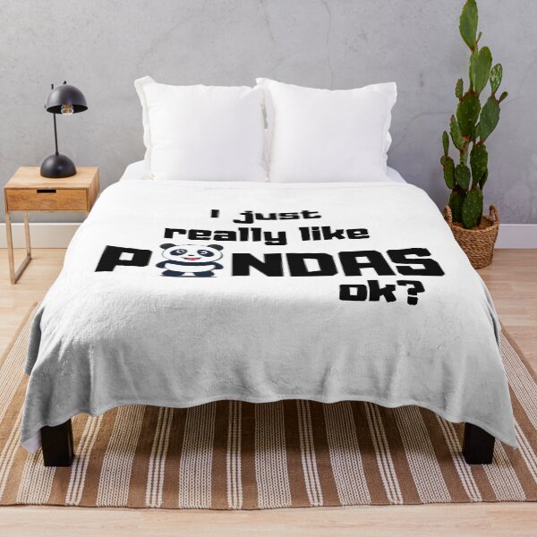 Item preview, I JUST REALLY LIKE PANDAS OK? designed and sold by NiceSign.