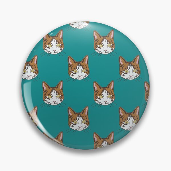 Item preview, Cat Head Pattern designed and sold by okpinsArtDesign.