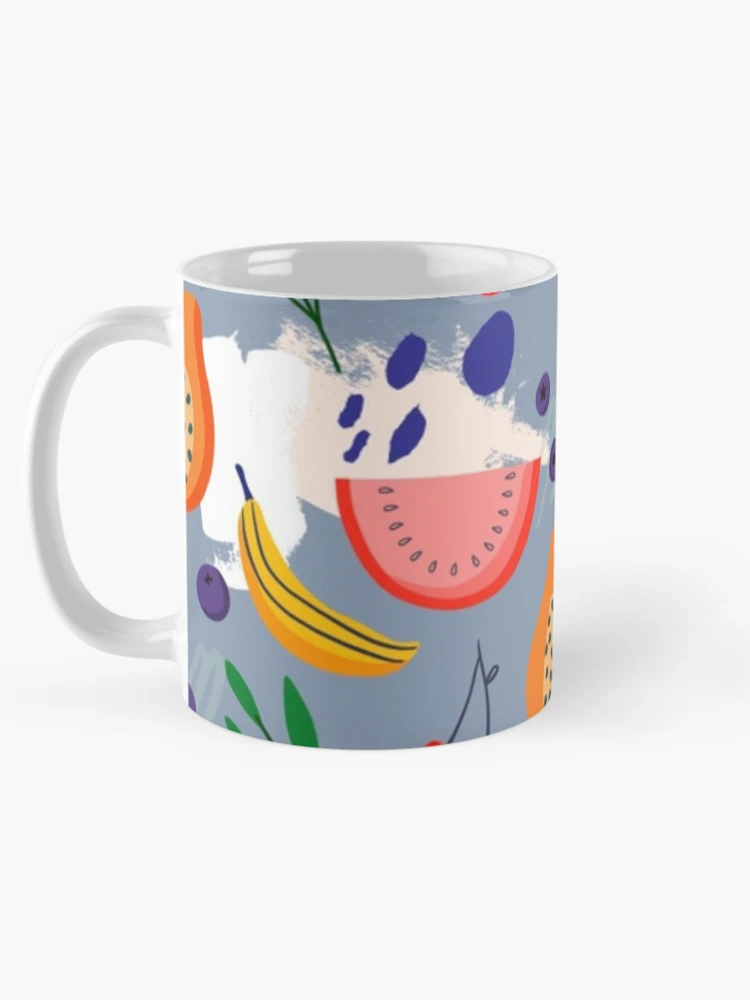 Thumbnail 5 of 6, Coffee Mug, Fruit Pattern designed and sold by RheanaDesigns.