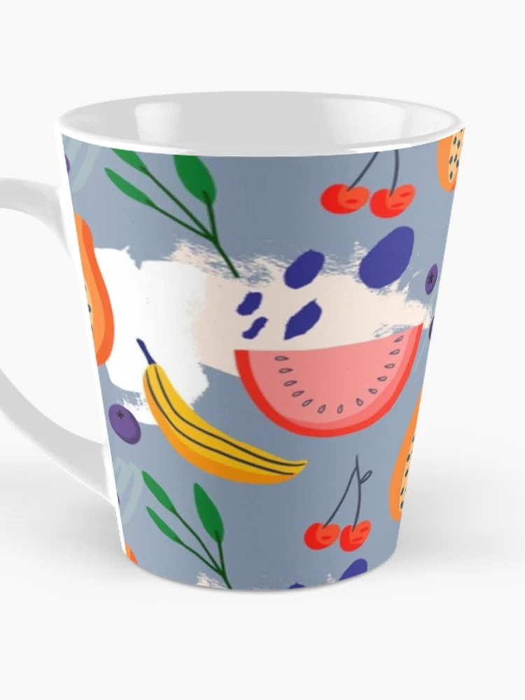 Thumbnail 3 of 4, Coffee Mug, Fruit Pattern designed and sold by RheanaDesigns.