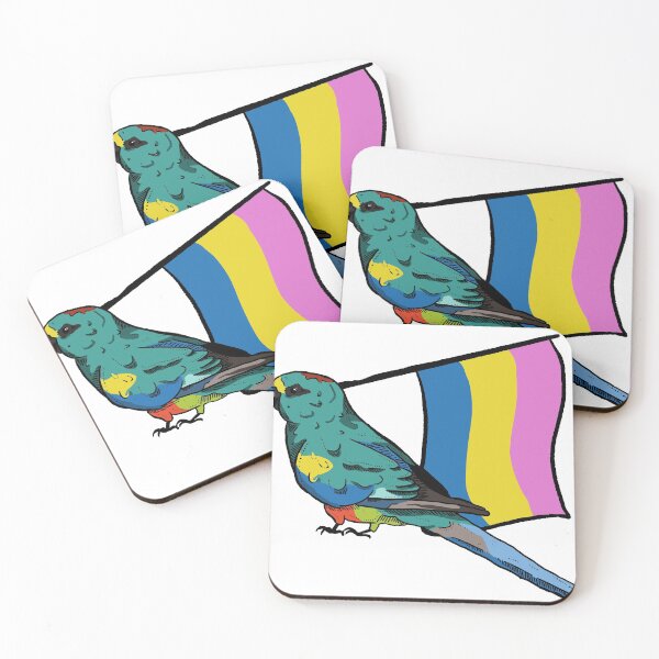 Item preview, Pride parrots - pan mulga parrot designed and sold by RossMakesArt.