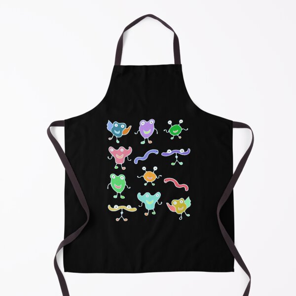 Item preview, Cute and Colorful Monster Pattern (black) designed and sold by Davey's Designs.
