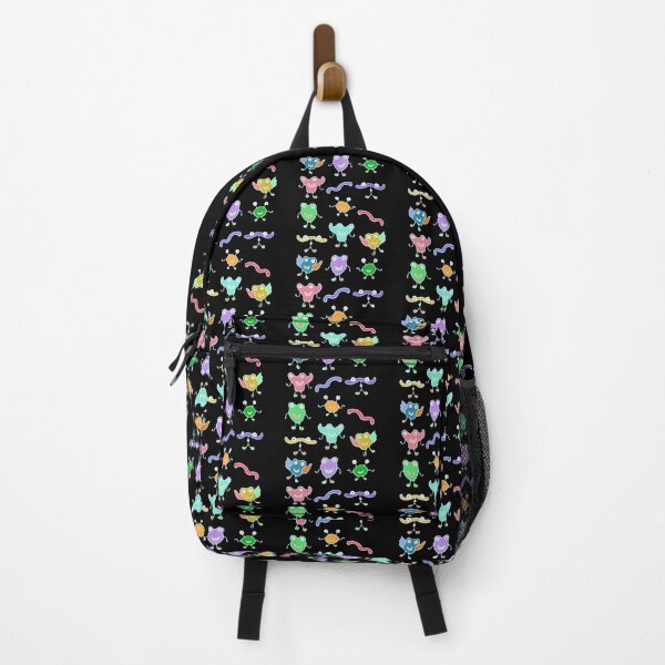 Item preview, Cute and Colorful Monster Pattern (black) designed and sold by Davey's Designs.