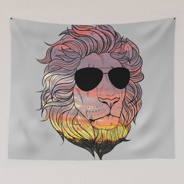 Item preview, Sunset Lion designed and sold by nwilliamsart.