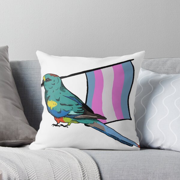 Item preview, Pride parrots - trans mulga parrot designed and sold by RossMakesArt.