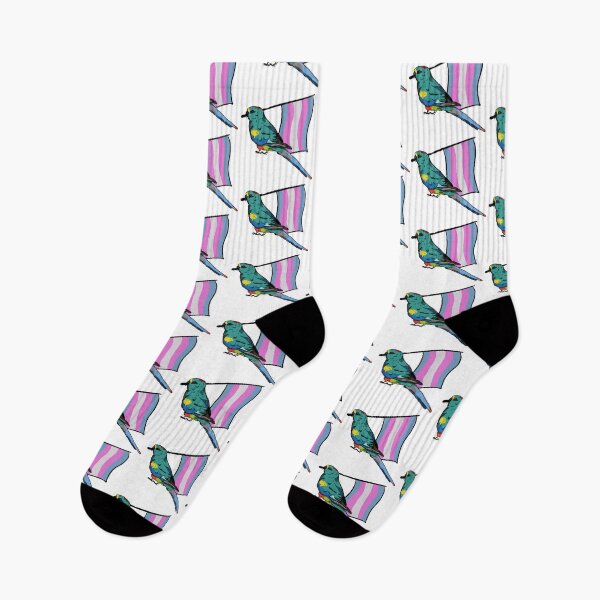 Item preview, Pride parrots - trans mulga parrot designed and sold by RossMakesArt.