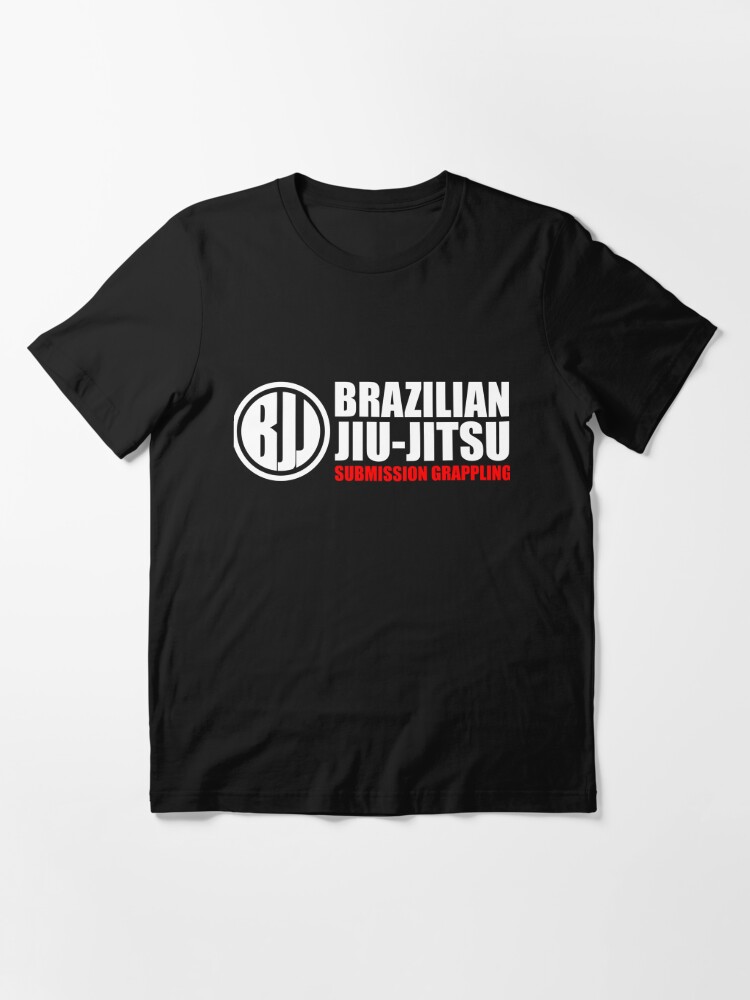 BJJ - Brazilian Jiu-Jitsu - Submission Grappling - Black Essential T-Shirt  for Sale by AJ-DesignCo