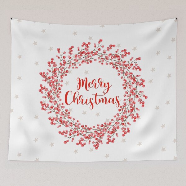 Item preview, Red Berry Christmas Wreath  designed and sold by Maria Heyens.