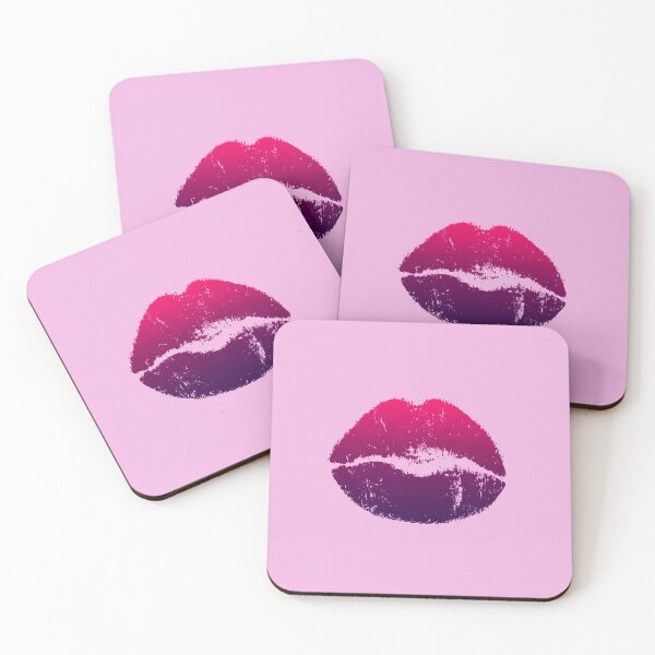 Item preview, Kiss mouth face mask kisses pattern in love sexy mouth pink lips lipstick kiss designed and sold by MadandMean.