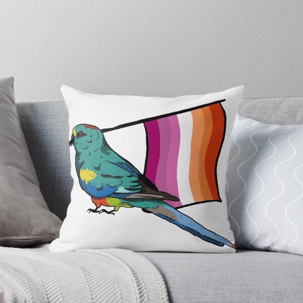 Item preview, Pride parrots - lesbian mulga parrot designed and sold by RossMakesArt.