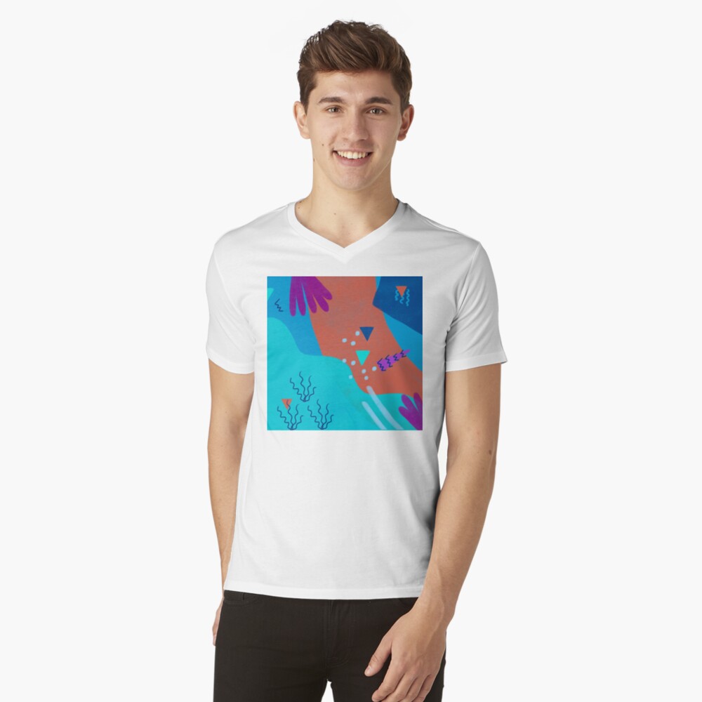 Item preview, V-Neck T-Shirt designed and sold by luisinasalce.