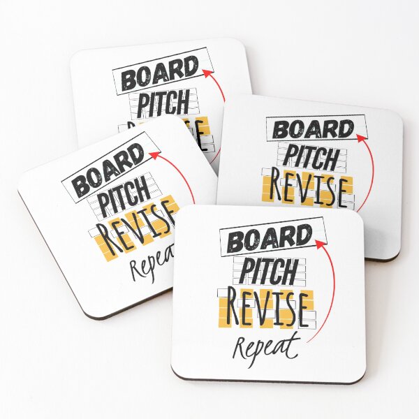 Item preview, Board Pitch Revise Repeat designed and sold by theboardartist.