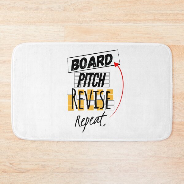 Item preview, Board Pitch Revise Repeat designed and sold by theboardartist.