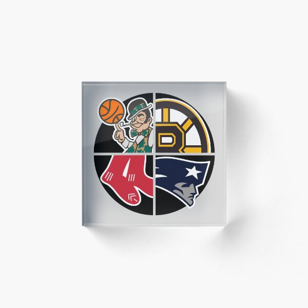 Boston Sports Teams Acrylic Block