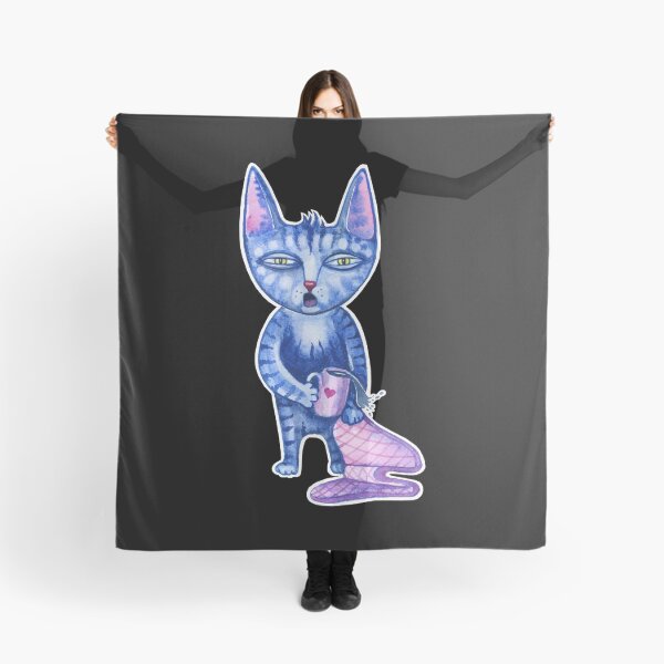 Item preview, Sleepy cute cartoon cat early in the morning designed and sold by Mehendra.