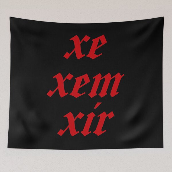Item preview, Xe / Xem / Xir Prononuns designed and sold by punkauracrystal.