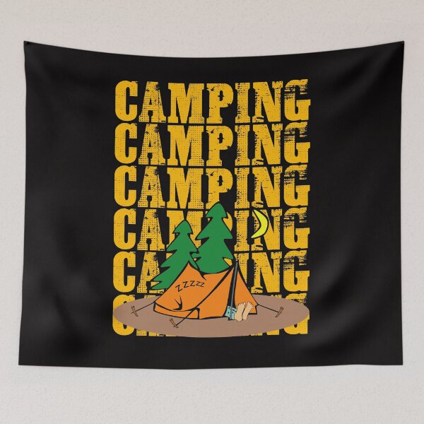 Item preview, Camping designed and sold by Shirtinho Store.