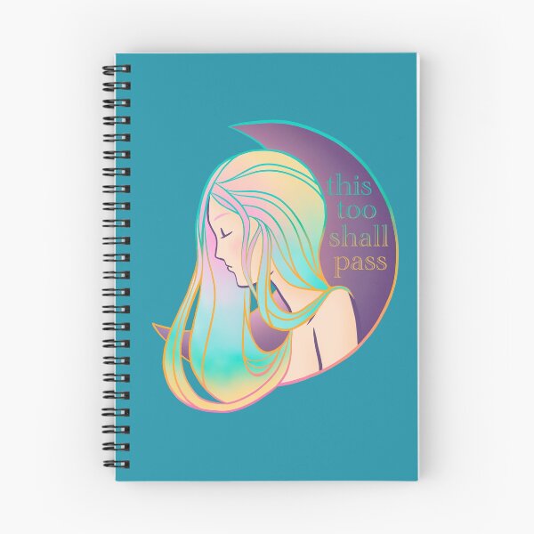 Aperçu de l'œuvre Moon Girl - Cela aussi passera créée et vendue par StudioShearling.