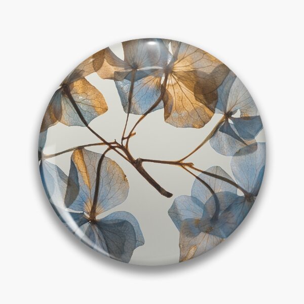 Item preview, Vintage Pressed dried hydrangea flower designed and sold by Nyanko-Sempai.