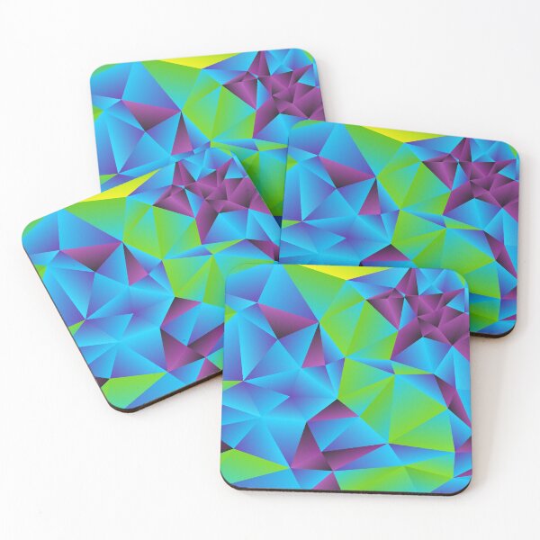 Item preview, Geometric Design - Blue and Green designed and sold by Obitez.