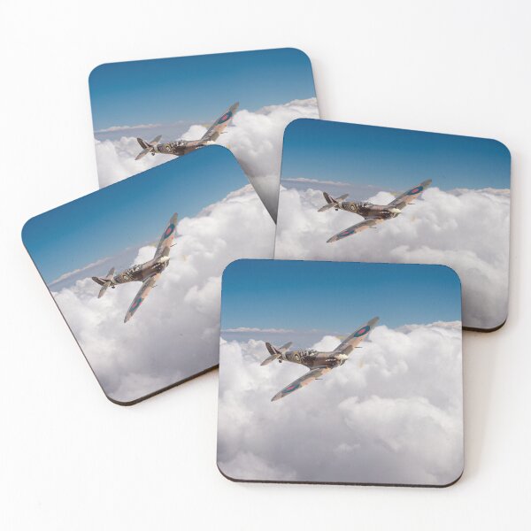 Item preview, Spitfire above clouds designed and sold by Flight Artworks.