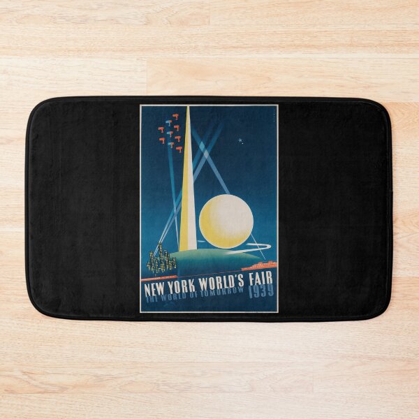 Item preview, retro classic 1939 New York Worlds Fair poster designed and sold by CorasPosters.