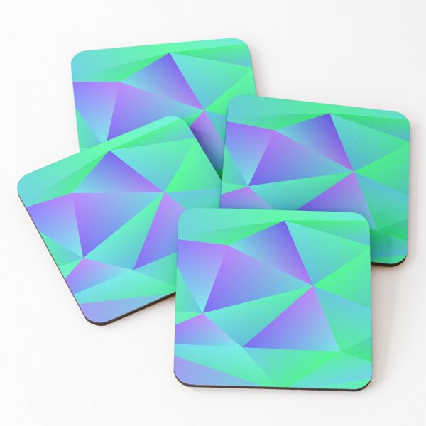 Item preview, Geometric Design - Blue and Green designed and sold by Obitez.