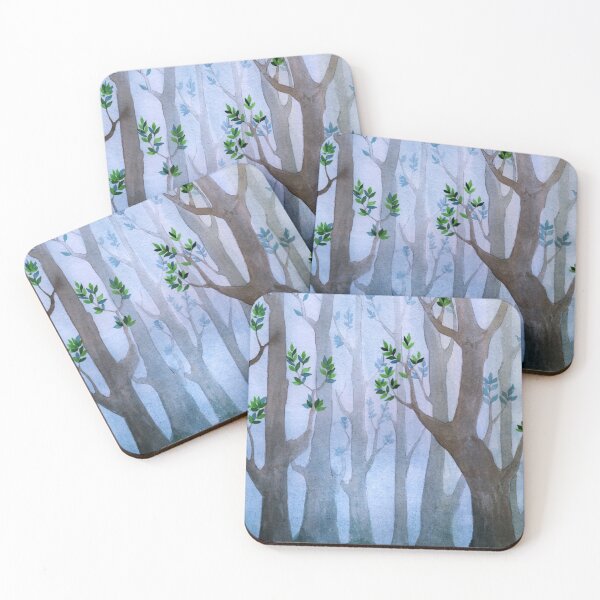Item preview, mysterious evening forest designed and sold by forestmagic.