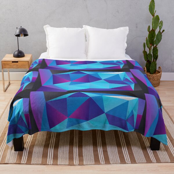Item preview, Geometric Design - Blue and Purple designed and sold by Obitez.