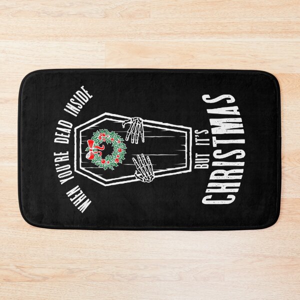 Item preview, When You're Dead Inside But It's Christmas Funny Coffin designed and sold by GrandeDuc.
