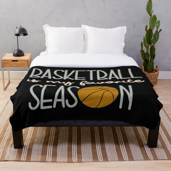 Aperçu de l'œuvre Le basket-ball est ma saison préférée créée et vendue par creativdots.