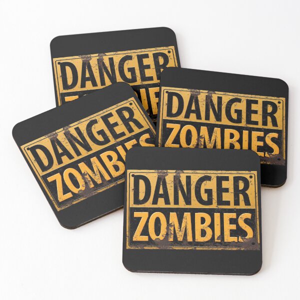 Item preview, Rusted Danger: Zombies Sign designed and sold by RedeyeDigital.