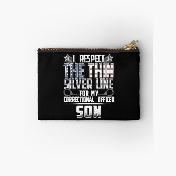 Item preview, Son Thin Silver Line Correctional Officer designed and sold by wheedesign.