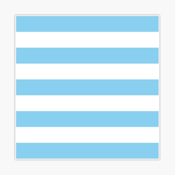 White Horizontal Stripes Over Purple and Blue Clouds - Skin Decal