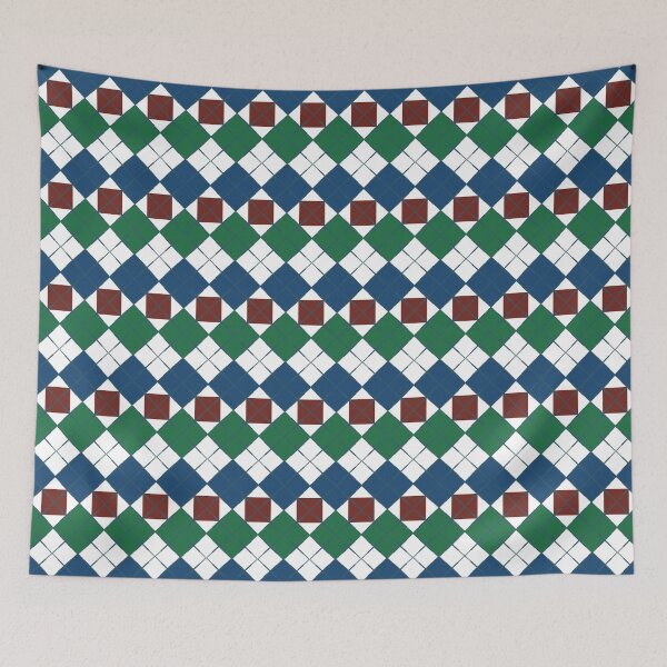 Aperçu de l'œuvre Muted Boho Argyle créée et vendue par Sharon Schwalbe.