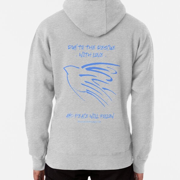 Run to the rescue with love and peace will follow. Pullover Hoodie