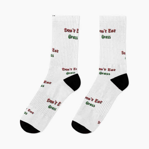 Item preview, Dont eat grass 1-white  designed and sold by DrStickerManiac.