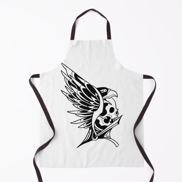 Item preview, Tattoo Knight Skull With Raven designed and sold by Greg Donchatz.