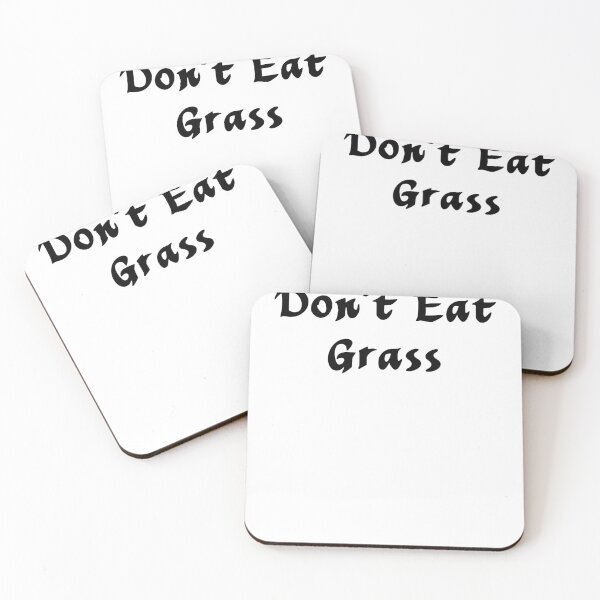 Item preview, Dont eat grass 2-white  designed and sold by DrStickerManiac.