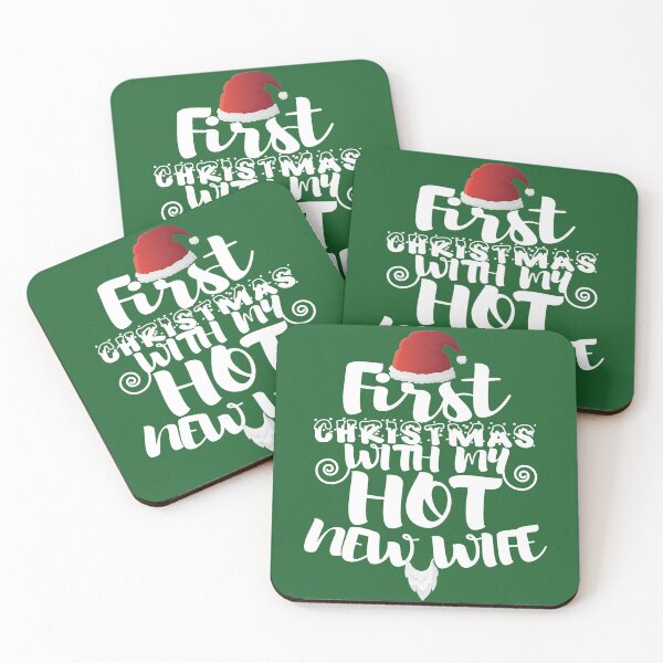 Item preview, First Christmas With My Hot New Wife designed and sold by VibeCraft Design.