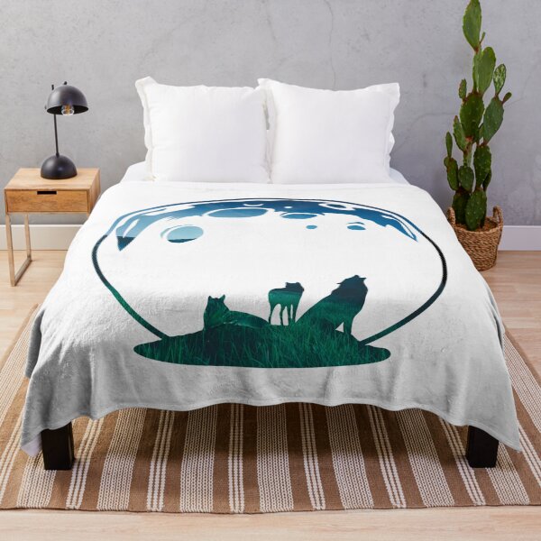 Item preview, Nature Wolves Moon Sky Art designed and sold by zeliche mohammed.