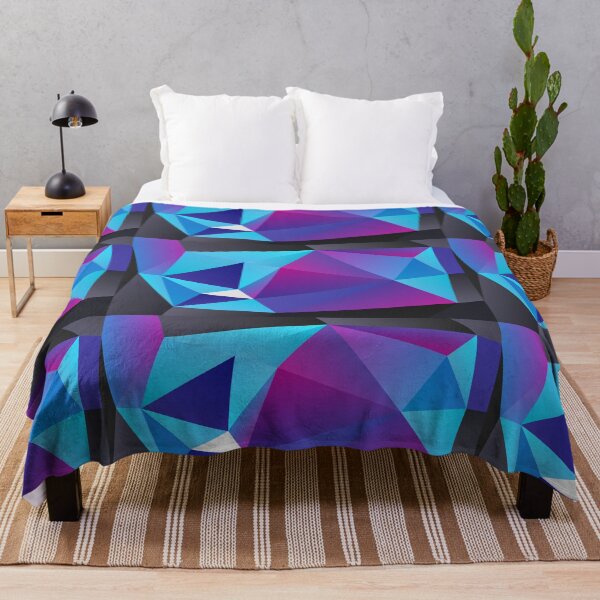 Item preview, Geometric Design - Blue and Purple designed and sold by Obitez.
